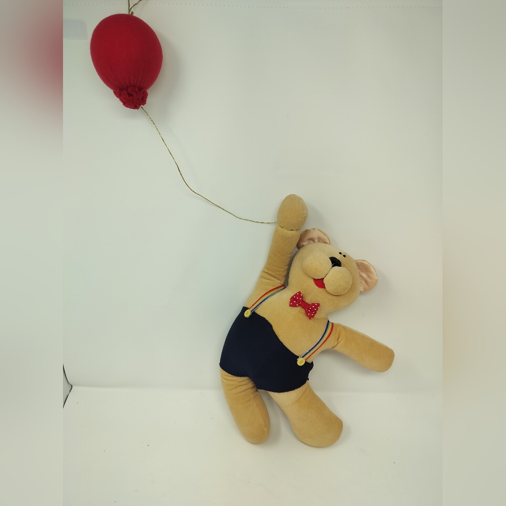 Vintage Dakin Bear Anne Klocko Designs Flying Bear Plush Hanging Collectible 80s